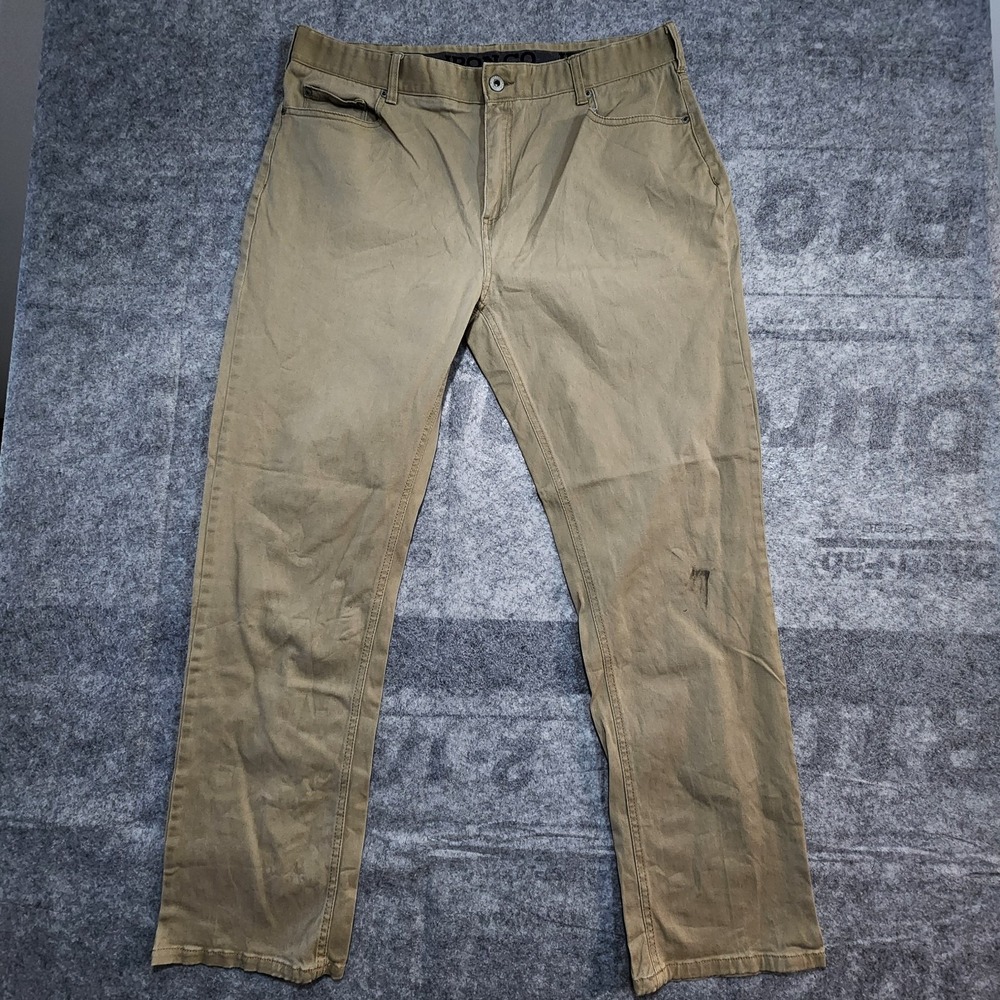Iron Co pants Men's 38x32 Biege Cargo Regular Straight Fit